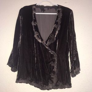 Vintage velvet sweater